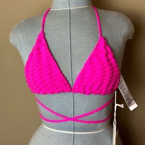 🔥 FINAL SALE 🔥
NWT GOOD AMERICAN HOT PINK BIKINI TOP 3XL
#4
